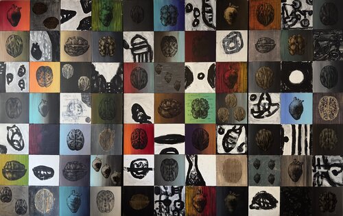 77 pieces of love von Ralitsa Stoitseva, Malerei kaufen auf Singulart