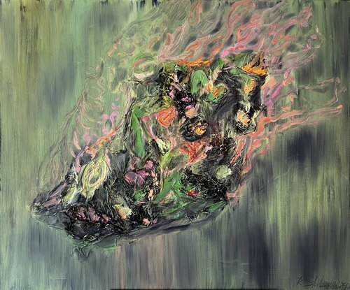 Even objects sometimes bloom van Ralitsa Stoitseva, Schilderij te koop op Singulart