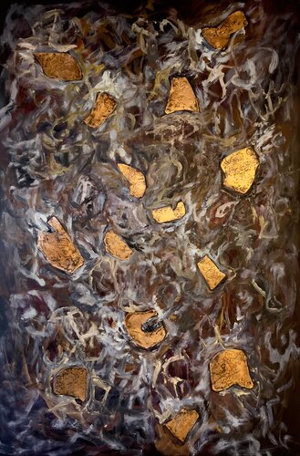 Night in Paradise van Ralitsa Stoitseva, Schilderij te koop op Singulart