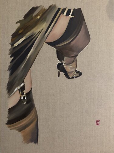 The feet beneath my world van Martin Allen, Schilderij te koop op Singulart