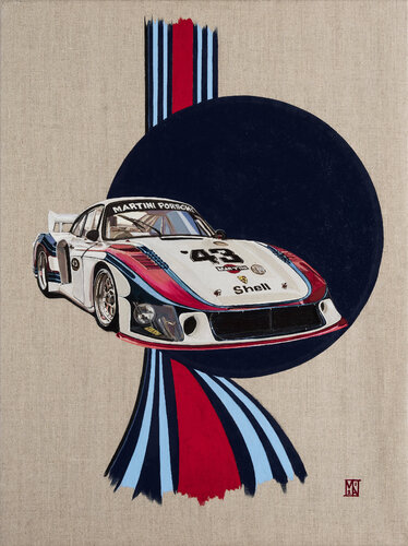 Martini Porsche 935 di Martin Allen, Pittura in vendita su Singulart