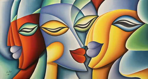 Nobody can change our love by Hani Badawi Leo, Painting for Sale on Singulart
