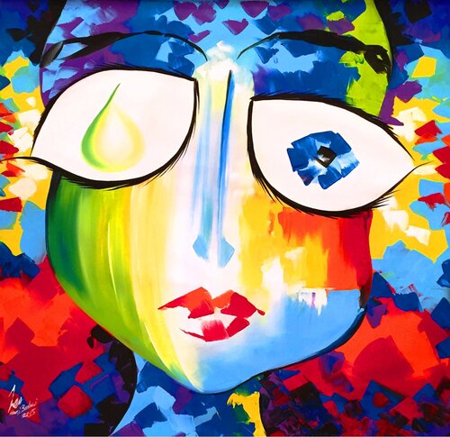 Bicchiere di Spumante van Hani Badawi Leo, Schilderij te koop op Singulart