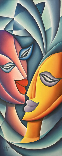 Joyful Love de Hani Badawi Leo, Pintura a la venta en Singulart