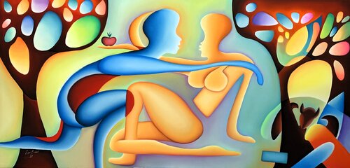 The Origin of Desire von Hani Badawi Leo, Malerei kaufen auf Singulart
