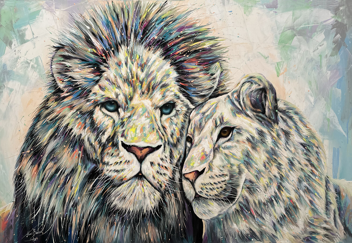 A King Always protect his queen II by Hani Badawi Leo (2025