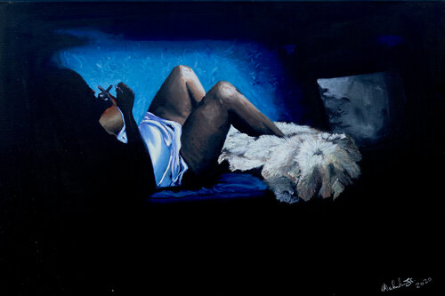 Relaxation by Anthony Mahnke, Painting for Sale on Singulart