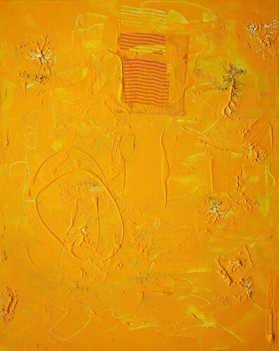 AZOGELB DUNKEL 270 di Friedhelm Wolfrat, Pittura in vendita su Singulart
