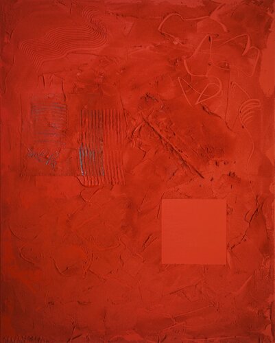 NAPHTHOLROT MITTEL 396 di Friedhelm Wolfrat, Pittura in vendita su Singulart