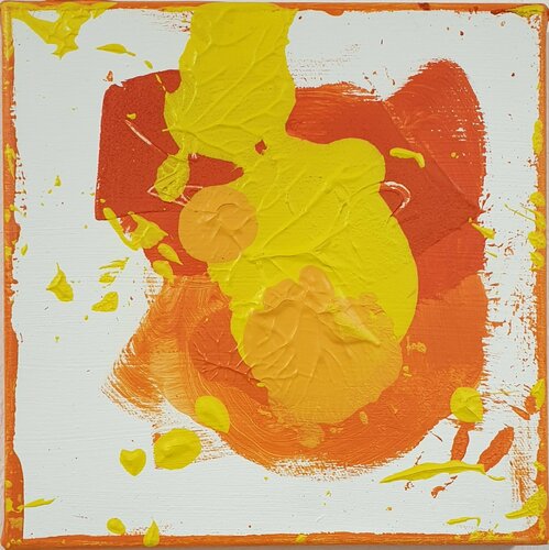 ORANGEN di Friedhelm Wolfrat, Pittura in vendita su Singulart