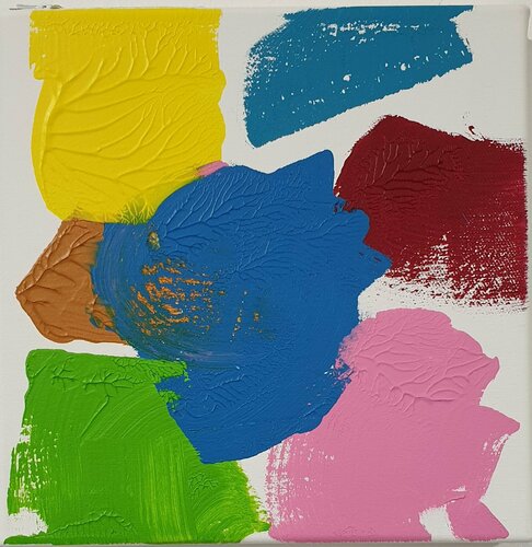 BLUMENSTRAUß de Friedhelm Wolfrat, Pintura a la venta en Singulart