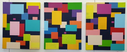 IN DER TIEFE DES RAUMES 3 von Friedhelm Wolfrat, Malerei kaufen auf Singulart