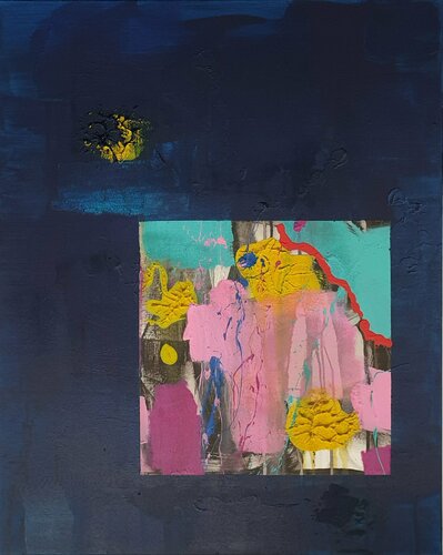 ROSA  HUND van Friedhelm Wolfrat, Schilderij te koop op Singulart
