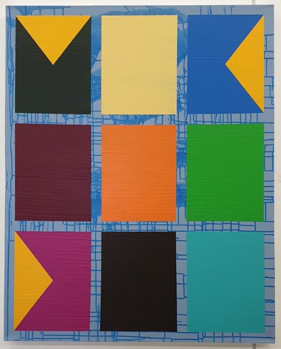 9 FARBEN  TAFEL 11 von Friedhelm Wolfrat, Malerei kaufen auf Singulart