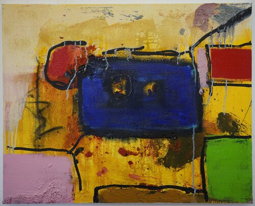 DREAMING MY DREAMS van Friedhelm Wolfrat, Schilderij te koop op Singulart