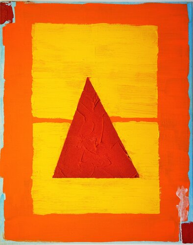 GEOMETRIE  RED 2 di Friedhelm Wolfrat, Pittura in vendita su Singulart