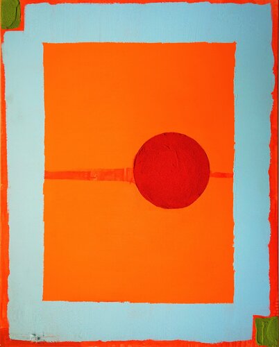 GEOMETRIE  RED 3 von Friedhelm Wolfrat, Malerei kaufen auf Singulart