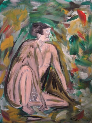 PAPILLON di Friedhelm Wolfrat, Pittura in vendita su Singulart