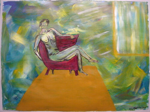 OPENING NIGHT von Friedhelm Wolfrat, Malerei kaufen auf Singulart