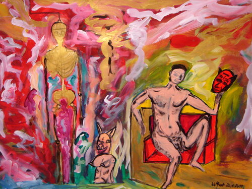 MEPHISTO by Friedhelm Wolfrat, 회화 for Sale on Singulart