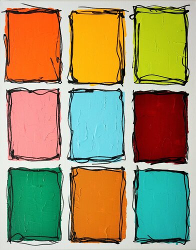 EXPRESSION COLORS NO 1 von Friedhelm Wolfrat, Malerei kaufen auf Singulart