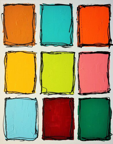 EXPRESSION COLORS NO 2 di Friedhelm Wolfrat, Pittura in vendita su Singulart