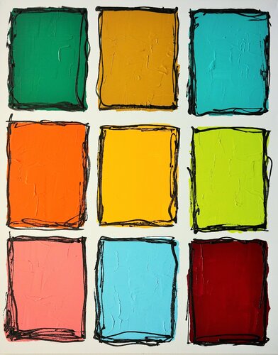 EXPRESSION COLORS NO 4 di Friedhelm Wolfrat, Pittura in vendita su Singulart