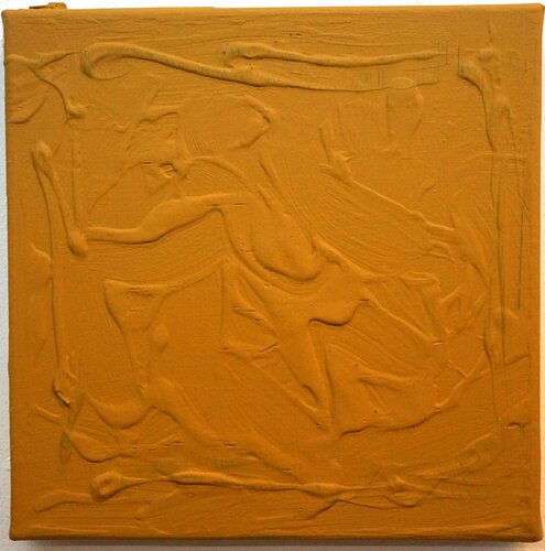 GELBER OCKER  227 di Friedhelm Wolfrat, Pittura in vendita su Singulart