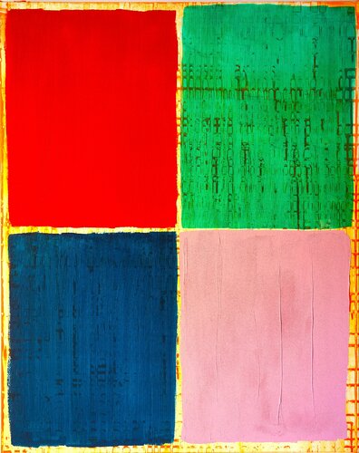 DIAMETRAL SIMULTAN di Friedhelm Wolfrat, Pittura in vendita su Singulart