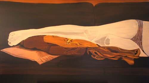 LIEGEND di Friedhelm Wolfrat, Pittura in vendita su Singulart