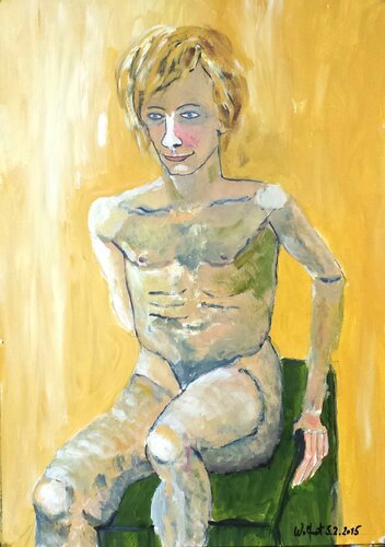 KING CHARLES van Friedhelm Wolfrat, Schilderij te koop op Singulart