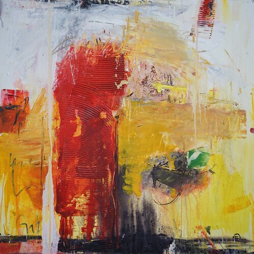 UKRAINE WARNT VOR WELTKRIEG de Friedhelm Wolfrat, Pintura a la venta en Singulart