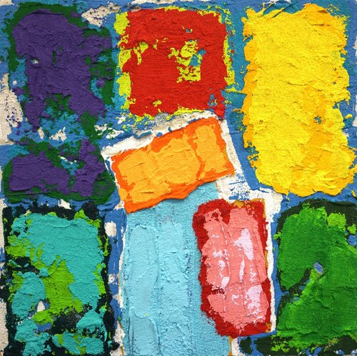 GELBER OCKER  227  MERRY YOU,2024 di Friedhelm Wolfrat, Pittura in vendita su Singulart