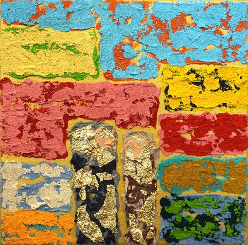 SCHAU MIR IN DIE AUGEN, KLEINES van Friedhelm Wolfrat, Schilderij te koop op Singulart