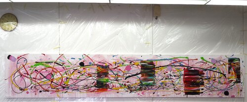 PARTITUR I von Friedhelm Wolfrat, Malerei kaufen auf Singulart