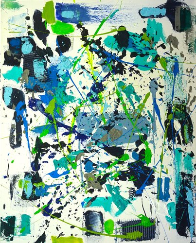 KOMPOSITION 1 di Friedhelm Wolfrat, Pittura in vendita su Singulart