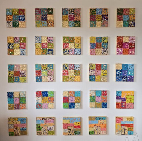 25 ESSENTIALS van Friedhelm Wolfrat, Schilderij te koop op Singulart