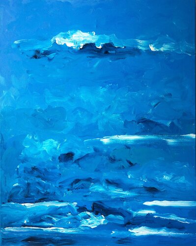 NORDSEE van Friedhelm Wolfrat, Schilderij te koop op Singulart
