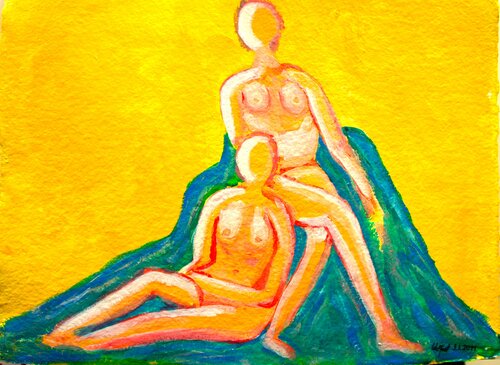 PRETTY LADIES di Friedhelm Wolfrat, Pittura in vendita su Singulart