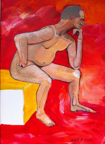 GERHARD RICHTER van Friedhelm Wolfrat, Schilderij te koop op Singulart