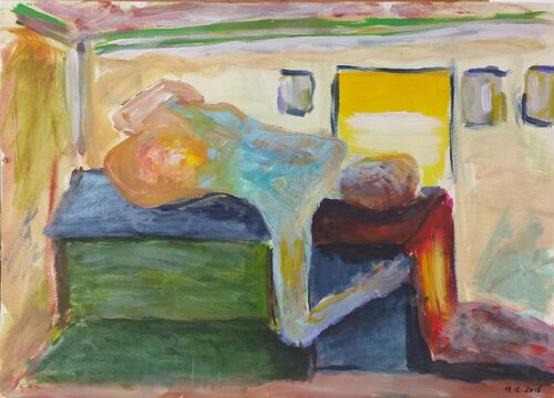 Blick in den Morgen von Friedhelm Wolfrat, Malerei kaufen auf Singulart