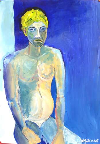 MICHAEL van Friedhelm Wolfrat, Schilderij te koop op Singulart