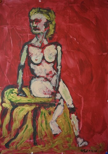 ANNUKA 1 di Friedhelm Wolfrat, Pittura in vendita su Singulart