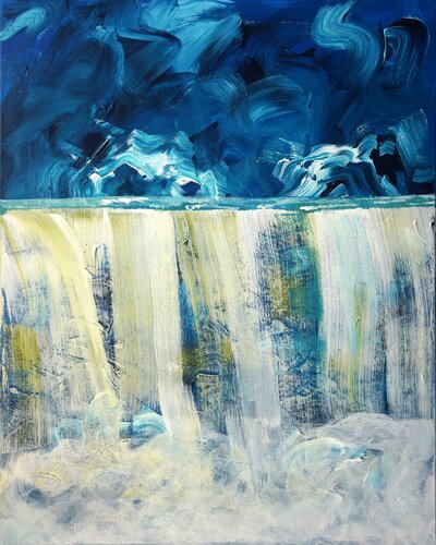 VICTORIA FALLS di Friedhelm Wolfrat, Pittura in vendita su Singulart