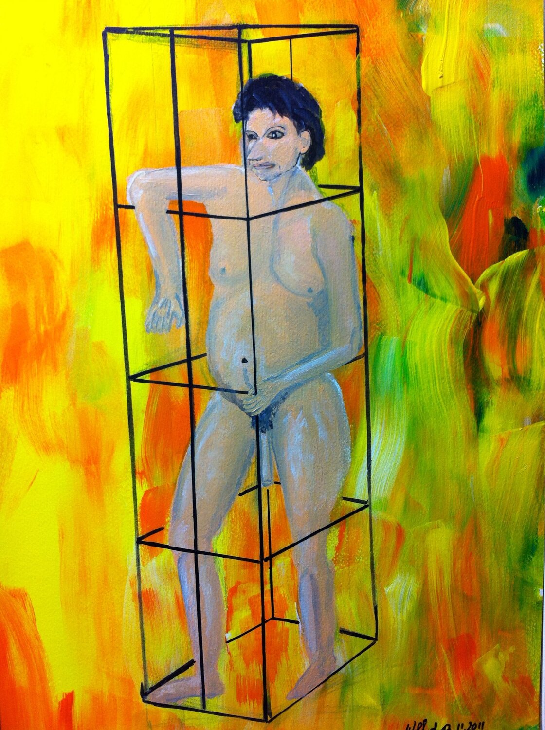 MÄNNERAKT Friedhelm Wolfrat