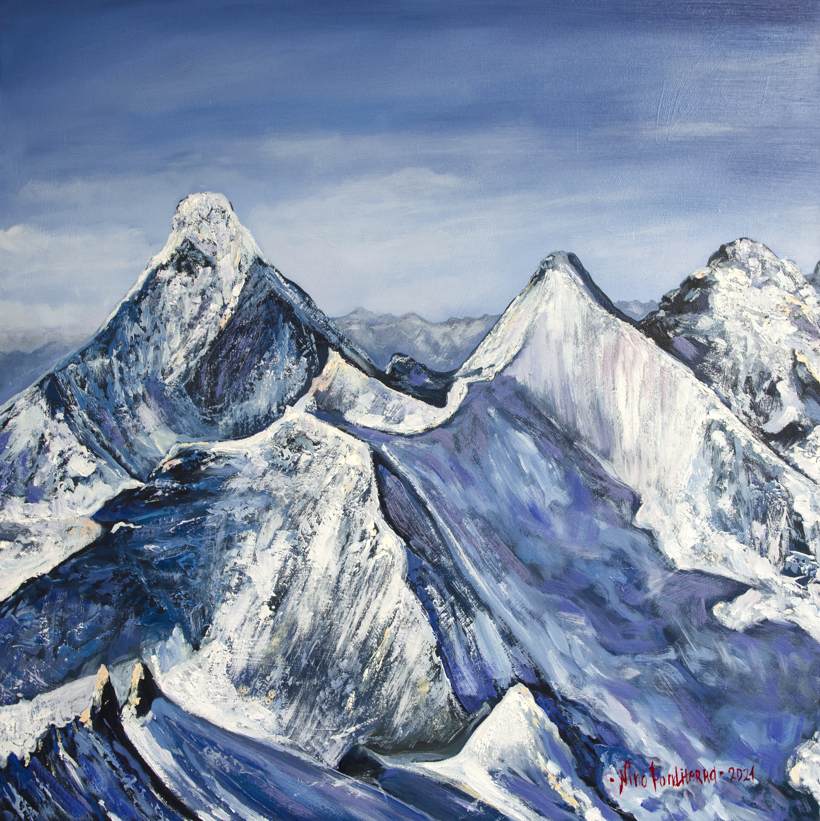 Thema alpin Gemälde