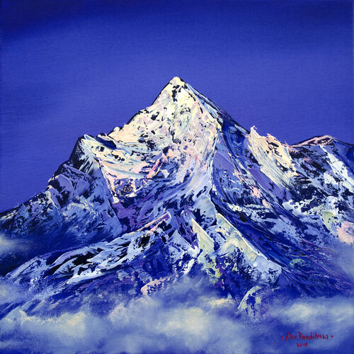 Everest after sunset van Ponditerra Nino, Schilderij te koop op Singulart