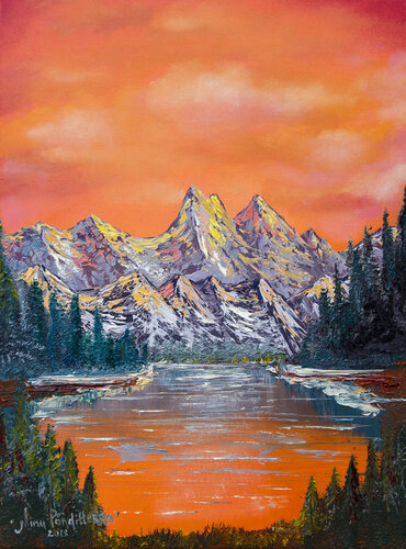 Mountain Landscape von Ponditerra Nino, Malerei kaufen auf Singulart