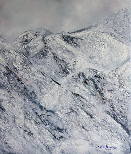 French Alps Mountains von Ponditerra Nino, Malerei kaufen auf Singulart