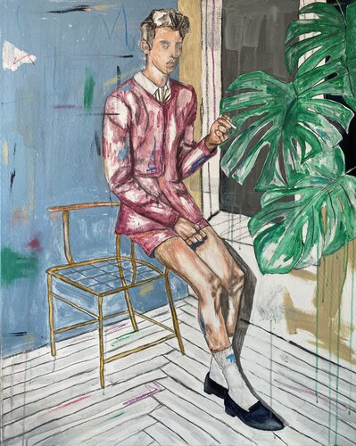 Paix et réflexion by David Mirac, Painting for Sale on Singulart